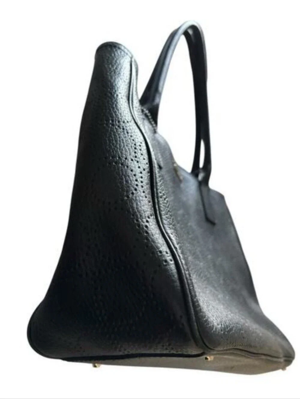 Kate Spade Black Leather Satchel EUC